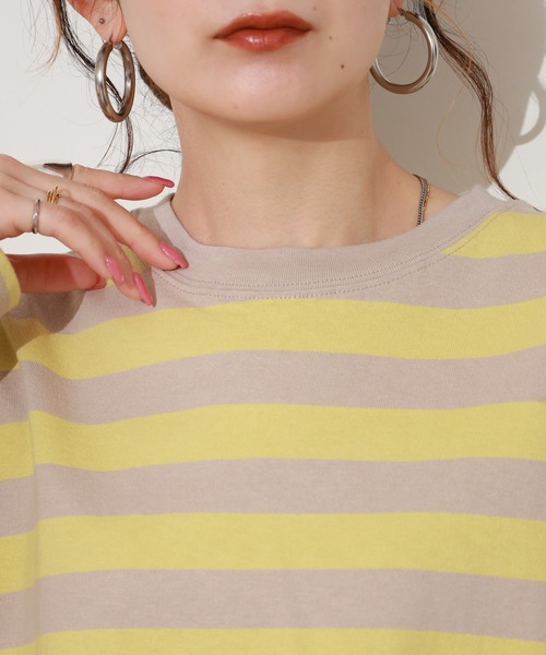 SO(エスオー)の「ロングTシャツ(Tシャツ/カットソー・レディース・グレー/ブルー・FREE)」の19枚目の写真