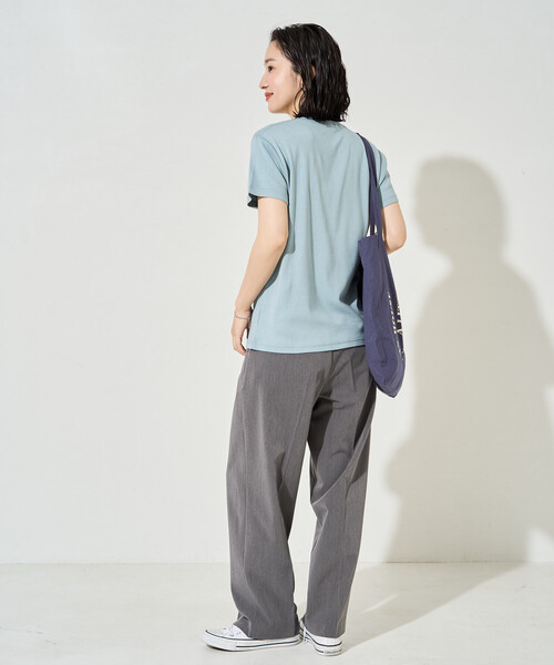 限定展開 <抗菌防臭・接触冷感>MINT(ミント) Vネック 半袖 Tシャツ（T