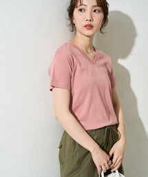 限定展開　<抗菌防臭・接触冷感>MINT(ミント) Vネック 半袖 Tシャツ