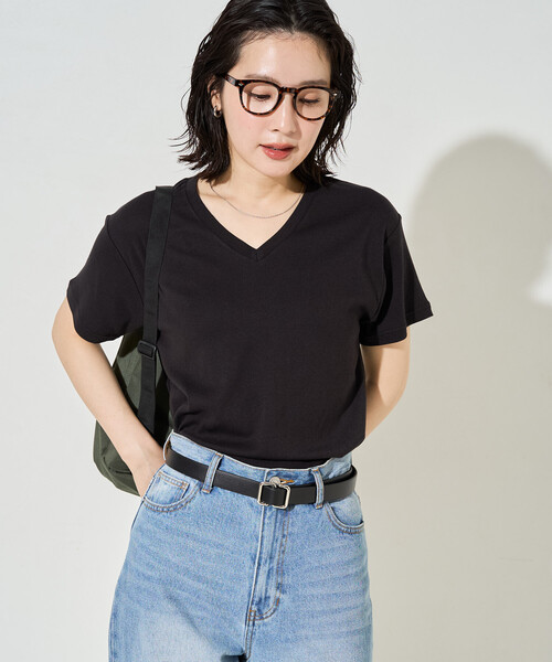 ミント様 リクエスト 3点 まとめ商品 セール】限定展開 <抗菌防臭・接触冷感>MINT(ミント) Vネック 半袖 T