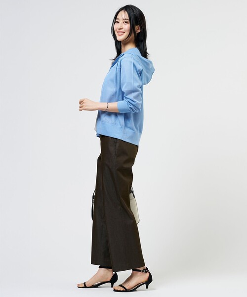J.PRESS Ladies(J.プレス レディス)の「【WEB限定カラーあり】SHEER LIGHT KNIT パーカー(パーカー・レディース・ネイビー系/ホワイト系/スカイブルー系/ブラック系/ベージュ系・SMALL)」の19枚目の写真