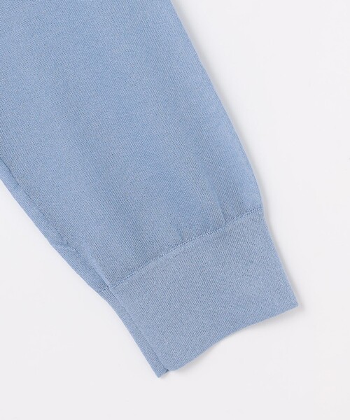 J.PRESS Ladies(J.プレス レディス)の「【WEB限定カラーあり】SHEER LIGHT KNIT パーカー(パーカー・レディース・ネイビー系/ホワイト系/スカイブルー系/ブラック系/ベージュ系・SMALL)」の9枚目の写真