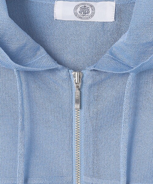 J.PRESS Ladies(J.プレス レディス)の「【WEB限定カラーあり】SHEER LIGHT KNIT パーカー(パーカー・レディース・ネイビー系/ホワイト系/スカイブルー系/ブラック系/ベージュ系・SMALL)」の11枚目の写真
