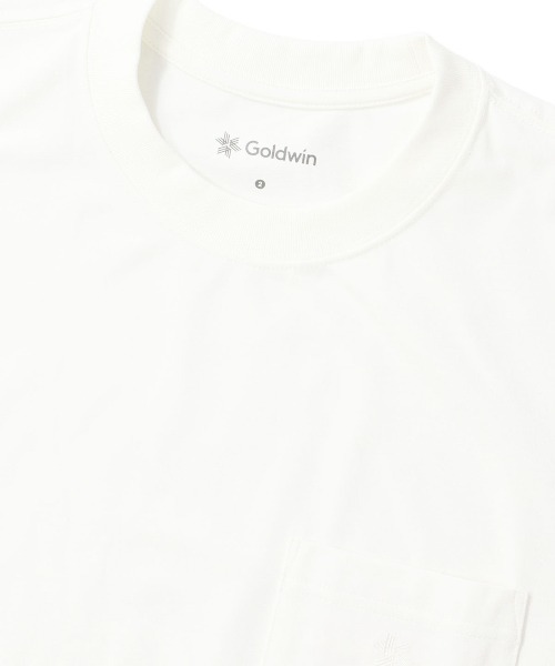 GOLDWIN（ゴールドウィン）の「GOLDWIN Oversized Pocket T-shirt ゴールドウィン オーヴァーサイズドポケットティーシャツ（Tシャツ/カットソー・メンズ・ホワイト/ブラック・3/2/4）」の4枚目の写真