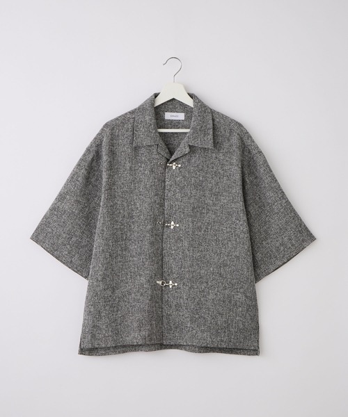 SERACE（セラス）の「【SERACE】Fireman tweed short sleeve shirt / ファイヤーマンツイード半袖シャツ（シャツ/ブラウス・メンズ・グレー/ブラック・S/M/L）」の22枚目の写真