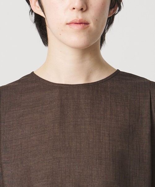 MARW UNITED ARROWS（マルゥ ユナイテッドアローズ）の「＜MARW UNITED ARROWS＞タック ドレープ ワンピース UVカット・接触冷感（ワンピース・レディース・ダークグレー/ネイビー/ダークブラウン・34/36/38）」の12枚目の写真