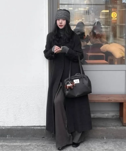MUCENT（ムセント）の「【日本未発売/WEB限定】MUCENT(ムセント)/軽量 A4収納可 ロゴパッチ ショルダー トートバッグ/TIVE LEATHER SHOULDER BAG UNISEX（ショルダーバッグ・レディース・ブラック/ブラウン・FREE）」の15枚目の写真