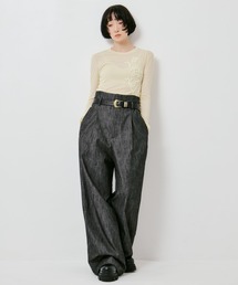 IHNN | 【IHNN/イン】DENIM WIDE PANTS/デニムワイドパンツ(デニムパンツ)