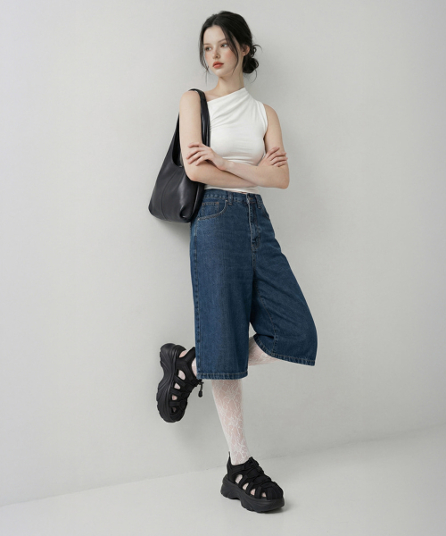 CHAAKAN（チャカン靴）の「ワトソンプラットフォームサンダル SDFBR2i143 (5cm)（サンダル・レディース・アイボリー/ブラック・22.5cm/23.5cm/23cm/24.5cm/24cm/25cm）」の4枚目の写真