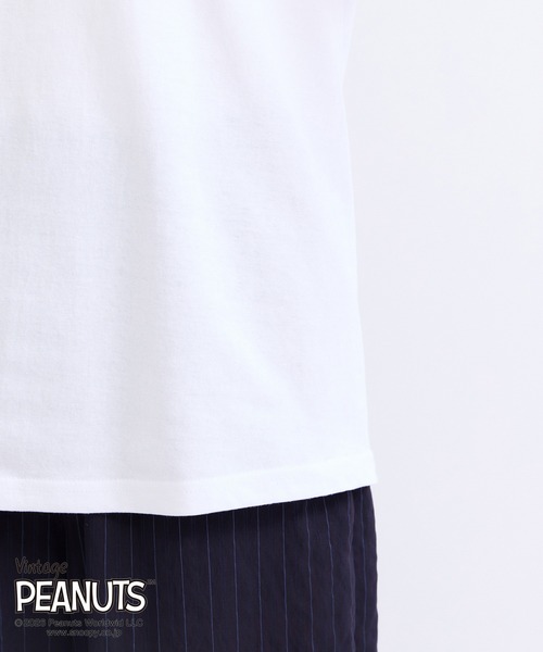 le cercle ADAM ET ROPE'(ルセルクルアダムエロペ)の「PEANUTS × FRUITOFTHEROOM Tシャツ(Tシャツ/カットソー・レディース・ブラック/ホワイト・FREE)」の12枚目の写真
