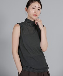 select MOCA Et | 【Et】Mock Neck Sleeveless Knit Tops(ニット/セーター)