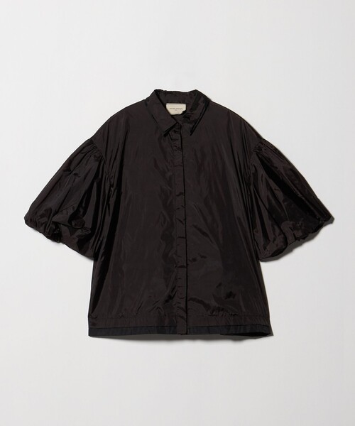 UNITED ARROWS(ユナイテッドアローズ)の「シアー タフタ ブラウス ‐はっ水 ウォッシャブル‐(シャツ/ブラウス・レディース・ライトブルー/ダークブラウン・FREE)」の9枚目の写真