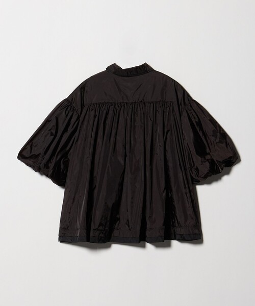 UNITED ARROWS(ユナイテッドアローズ)の「シアー タフタ ブラウス ‐はっ水 ウォッシャブル‐(シャツ/ブラウス・レディース・ライトブルー/ダークブラウン・FREE)」の10枚目の写真
