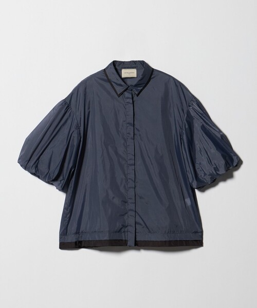 UNITED ARROWS(ユナイテッドアローズ)の「シアー タフタ ブラウス ‐はっ水 ウォッシャブル‐(シャツ/ブラウス・レディース・ライトブルー/ダークブラウン・FREE)」の16枚目の写真