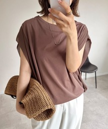 ikka | 【プチプラ1990円(税抜)】冷感袖異素材プルオーバー【お得だ値】(Tシャツ/カットソー)