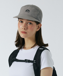 SANRO（サンロ）の「[ユニセックス] トップメッシュランニングキャップ - ライトグレー（キャップ）」