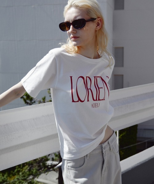 soutiencollar Tシャツ Anna Doren ムッシュー M LORIENTグラフィックTEE（Tシャツ/カットソー）｜ANF.MUU（アンフムー