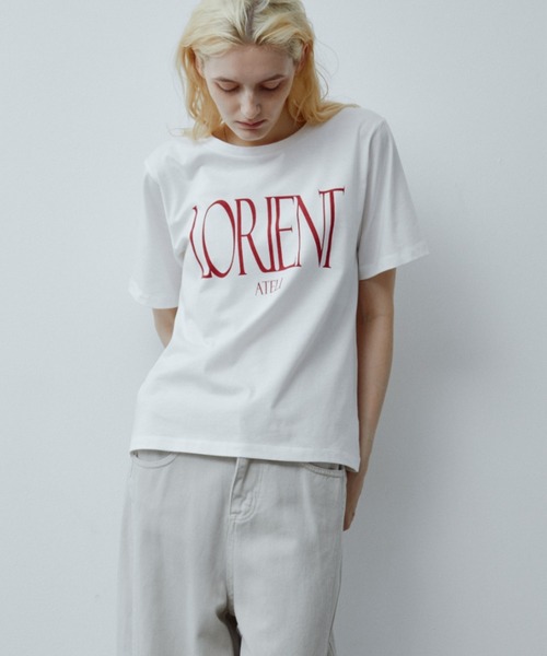 ANF.MUU(アンフムー)の「LORIENTグラフィックTEE(Tシャツ/カットソー・レディース・ライトグレー/ホワイト・FREE)」の14枚目の写真