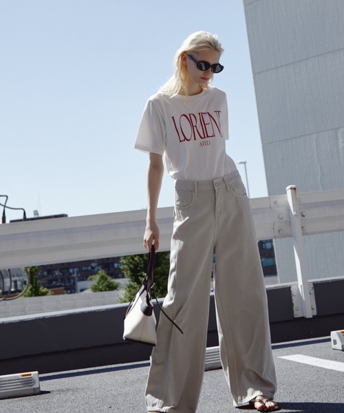 ANF.MUU(アンフムー)の「LORIENTグラフィックTEE(Tシャツ/カットソー・レディース・ライトグレー/ホワイト・FREE)」の17枚目の写真