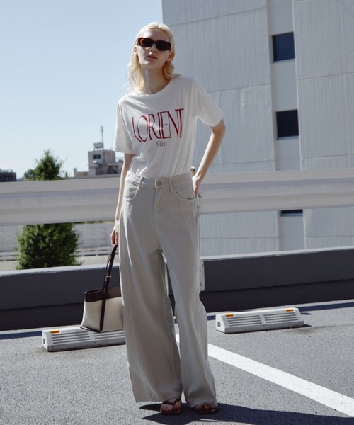 ANF.MUU(アンフムー)の「LORIENTグラフィックTEE(Tシャツ/カットソー・レディース・ライトグレー/ホワイト・FREE)」の15枚目の写真