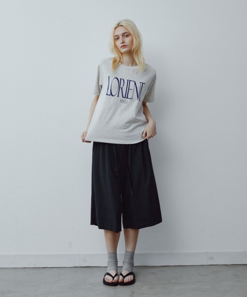 ANF.MUU(アンフムー)の「LORIENTグラフィックTEE(Tシャツ/カットソー・レディース・ライトグレー/ホワイト・FREE)」の8枚目の写真