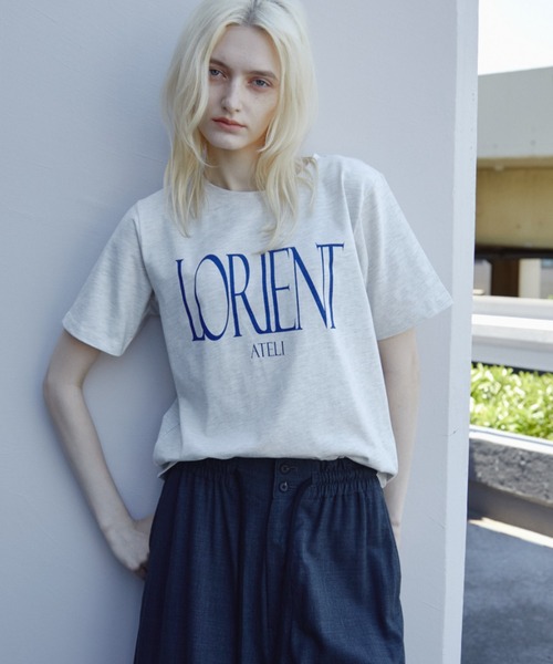 ANF.MUU(アンフムー)の「LORIENTグラフィックTEE(Tシャツ/カットソー・レディース・ライトグレー/ホワイト・FREE)」の3枚目の写真