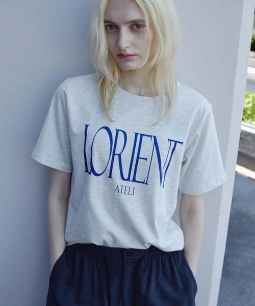 ANF.MUU(アンフムー)の「LORIENTグラフィックTEE(Tシャツ/カットソー・レディース・ライトグレー/ホワイト・FREE)」の4枚目の写真