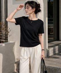 ボートネックゆるっとTシャツ