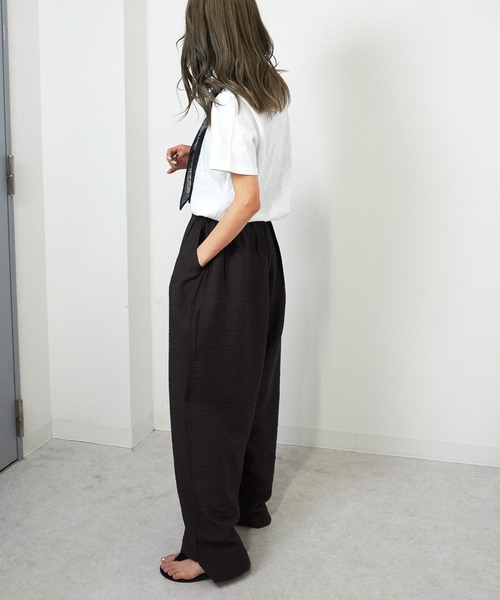 gossara（ゴサラ）の「【抜け感漂う大人の一枚】パラシュートパブリックパンツ（その他パンツ・レディース・カーキ/ブラウン/ライトグレー・FREE）」の16枚目の写真