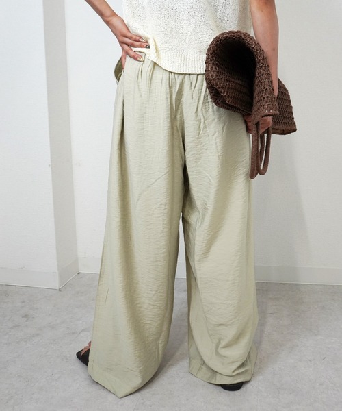 gossara（ゴサラ）の「【抜け感漂う大人の一枚】パラシュートパブリックパンツ（その他パンツ・レディース・カーキ/ブラウン/ライトグレー・FREE）」の18枚目の写真