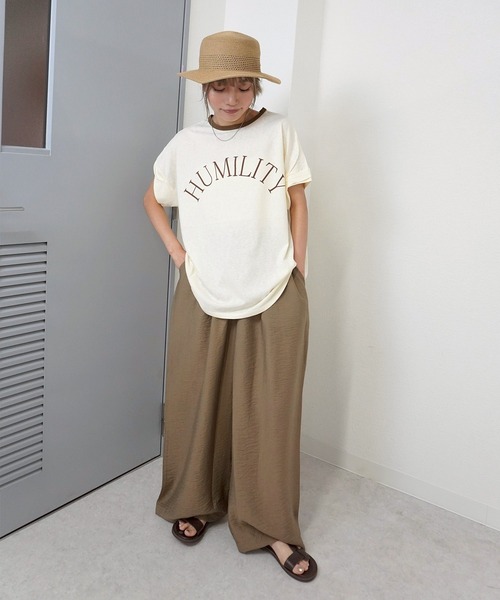 gossara(ゴサラ)の「【抜け感漂う大人の一枚】パラシュートパブリックパンツ(その他パンツ・レディース・カーキ/ブラウン/ライトグレー・FREE)」の21枚目の写真