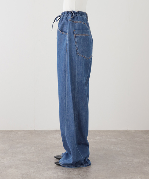 journal standard L'essage（ジャーナルスタンダードレサージュ）の「DARKPARK/ダークパーク IRIS-PAPER BAG TENCEL DENIM パンツ（デニムパンツ・レディース・サックスブルー・26/25/24）」の2枚目の写真
