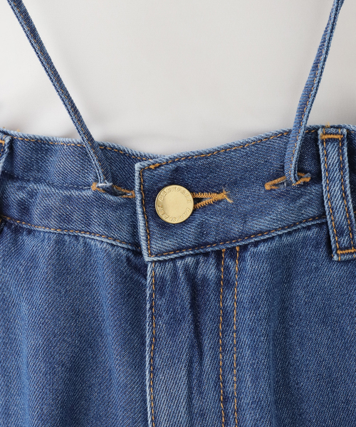journal standard L'essage（ジャーナルスタンダードレサージュ）の「DARKPARK/ダークパーク IRIS-PAPER BAG TENCEL DENIM パンツ（デニムパンツ・レディース・サックスブルー・26/25/24）」の6枚目の写真