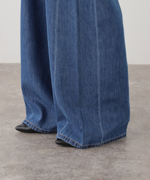 journal standard L'essage（ジャーナルスタンダードレサージュ）の「DARKPARK/ダークパーク IRIS-PAPER BAG TENCEL DENIM パンツ（デニムパンツ・レディース・サックスブルー・26/25/24）」の7枚目の写真