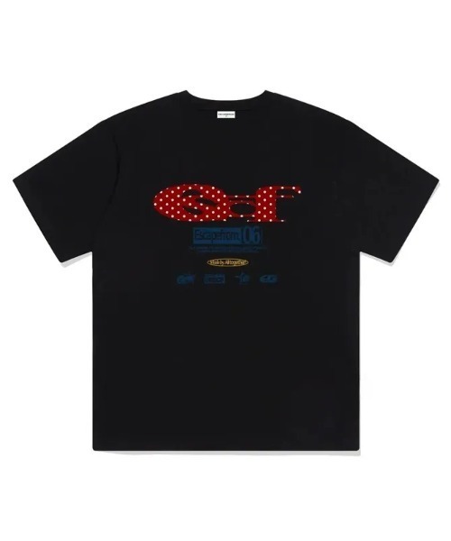 SHEPP(シープ)の「アソートマルチロゴプリント半袖Tシャツ(Tシャツ/カットソー・レディース・ホワイト系/グレー/ホワイト/ブラック・M/S)」の7枚目の写真
