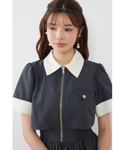 rienda(リエンダ)の「【再入荷】バストディティールフレアワンピース 夏服(ワンピース・レディース・ブラック/グレー/ライトイエロー・SMALL/MEDIUM)」の13枚目の写真