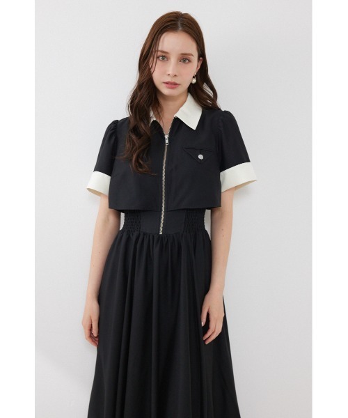 rienda(リエンダ)の「【再入荷】バストディティールフレアワンピース 夏服(ワンピース・レディース・ブラック/グレー/ライトイエロー・SMALL/MEDIUM)」の19枚目の写真