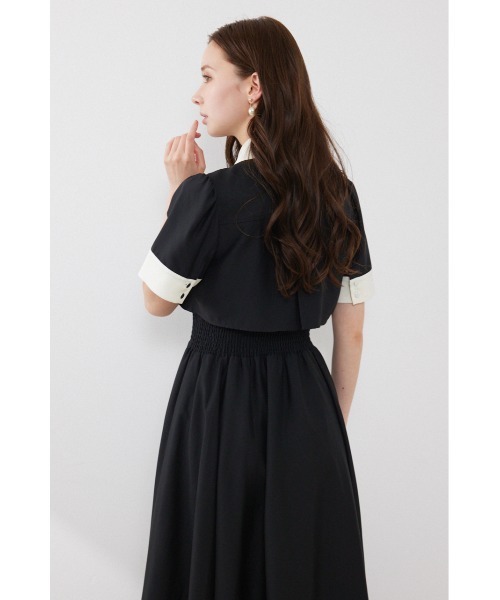 rienda(リエンダ)の「【再入荷】バストディティールフレアワンピース 夏服(ワンピース・レディース・ブラック/グレー/ライトイエロー・SMALL/MEDIUM)」の21枚目の写真