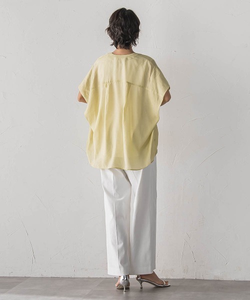 la.f…(ラエフ)の「バックサテンジョーゼットカットソー(Tシャツ/カットソー・レディース・ブラック/ホワイト・9号)」の16枚目の写真