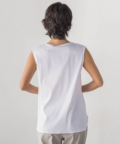 la.f…(ラエフ)の「バックサテンジョーゼットカットソー(Tシャツ/カットソー・レディース・ブラック/ホワイト・9号)」の5枚目の写真