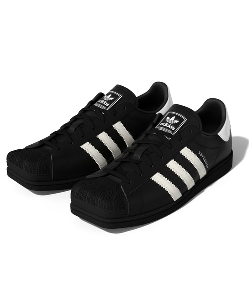 adidas Originals(アディダスオリジナルス)の「adidas Originals/アディダスオリジナルス/SUPERSTAR SQ/KI0201(スニーカー・レディース・ブラック・24.0cm/25.0cm/24.5cm/23.5cm)」の2枚目の写真