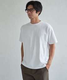 【接触冷感】ステッチ刺繍Tシャツ