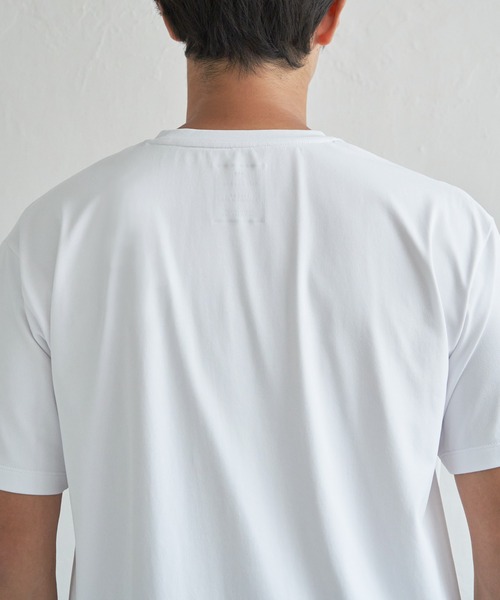 ikka(イッカ)の「【接触冷感】ステッチ刺繍Tシャツ(Tシャツ/カットソー・メンズ・ホワイト/ブラック/ネイビー・M/L/XL/S)」の19枚目の写真