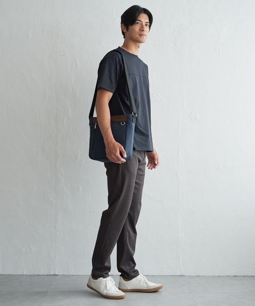 ikka(イッカ)の「【接触冷感】ステッチ刺繍Tシャツ(Tシャツ/カットソー・メンズ・ホワイト/ブラック/ネイビー・M/L/XL/S)」の12枚目の写真