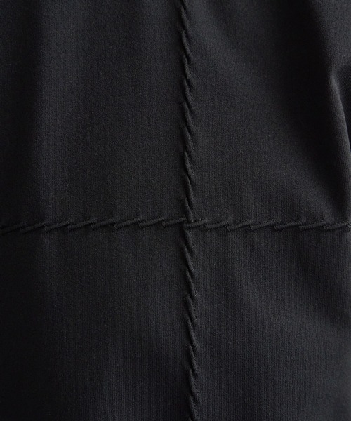 ikka（イッカ）の「【接触冷感】ステッチ刺繍Tシャツ（Tシャツ/カットソー・メンズ・ホワイト/ブラック/ネイビー・M/L/XL/S）」の22枚目の写真