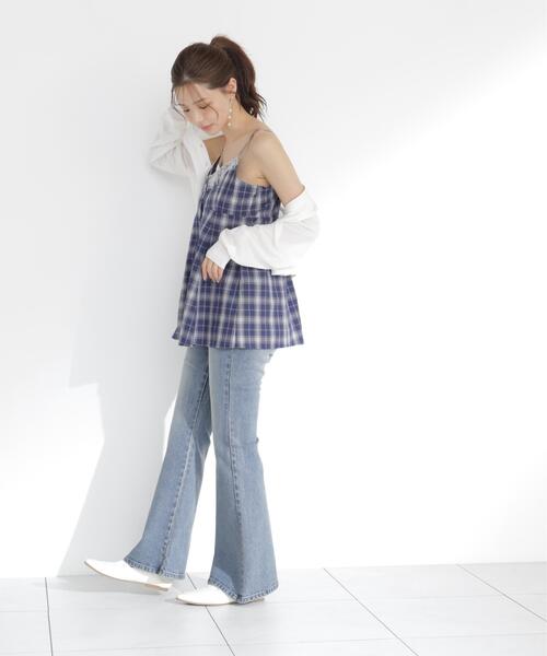 PROPORTION BODY DRESSING(プロポーションボディドレッシング)の「<a>レイヤードキャミソールビスチェ / 1216219701(シャツ/ブラウス・レディース・ネイビー/ブラウン・FREE)」の17枚目の写真