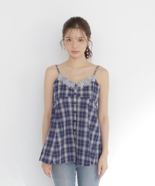 PROPORTION BODY DRESSING(プロポーションボディドレッシング)の「<a>レイヤードキャミソールビスチェ / 1216219701(シャツ/ブラウス・レディース・ネイビー/ブラウン・FREE)」の18枚目の写真