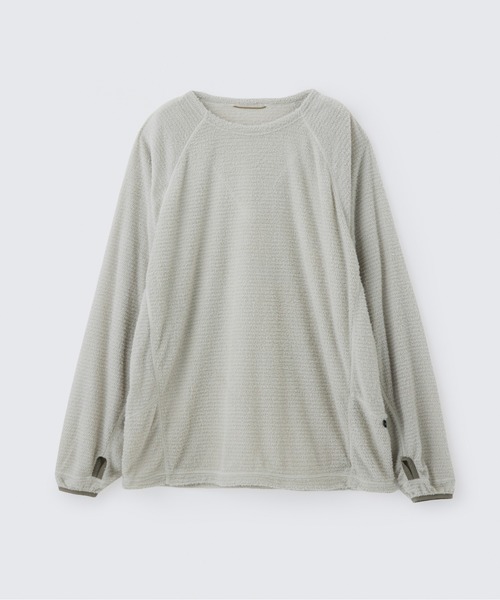 WILD THINGS(ワイルドシングス)の「プリマロフト エボルブ L/S Tシャツ|PRIMALOFT EVOLVE L/S TEE(Tシャツ/カットソー・メンズ・ブラック/ネイビー/ライトブラウン/ライトグレー・M/XL/L)」の3枚目の写真