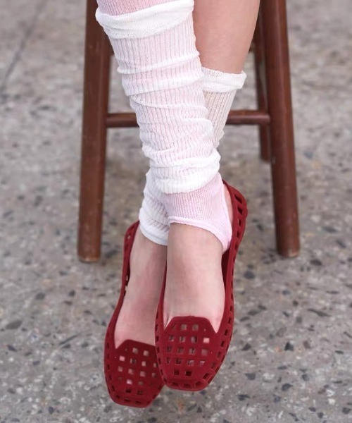 Vipoa(ヴィポア)の「Ballet mesh jelly shoes(サンダル・レディース・ブラウン/アイボリー/クリア/シルバー/ゴールド/ブラック/レッド・SMALL/LARGE/MEDIUM)」の10枚目の写真