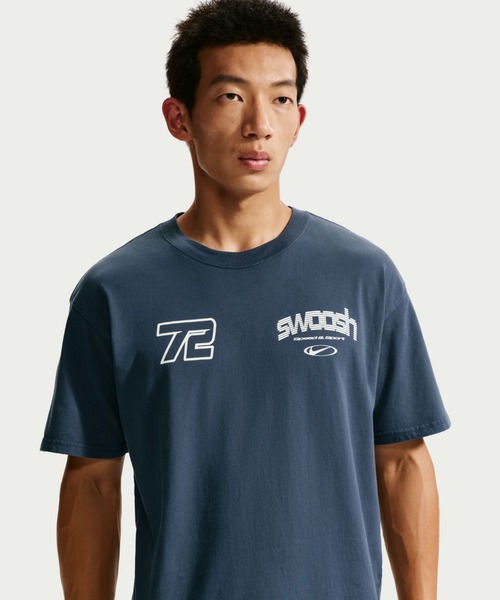 NIKE(ナイキ)の「NIKE Sportswear(ナイキ スポーツウェア)(Tシャツ/カットソー・メンズ・ベージュ系/グレー系/ネイビー系・SMALL/MEDIUM/LARGE/X-LARGE)」の3枚目の写真